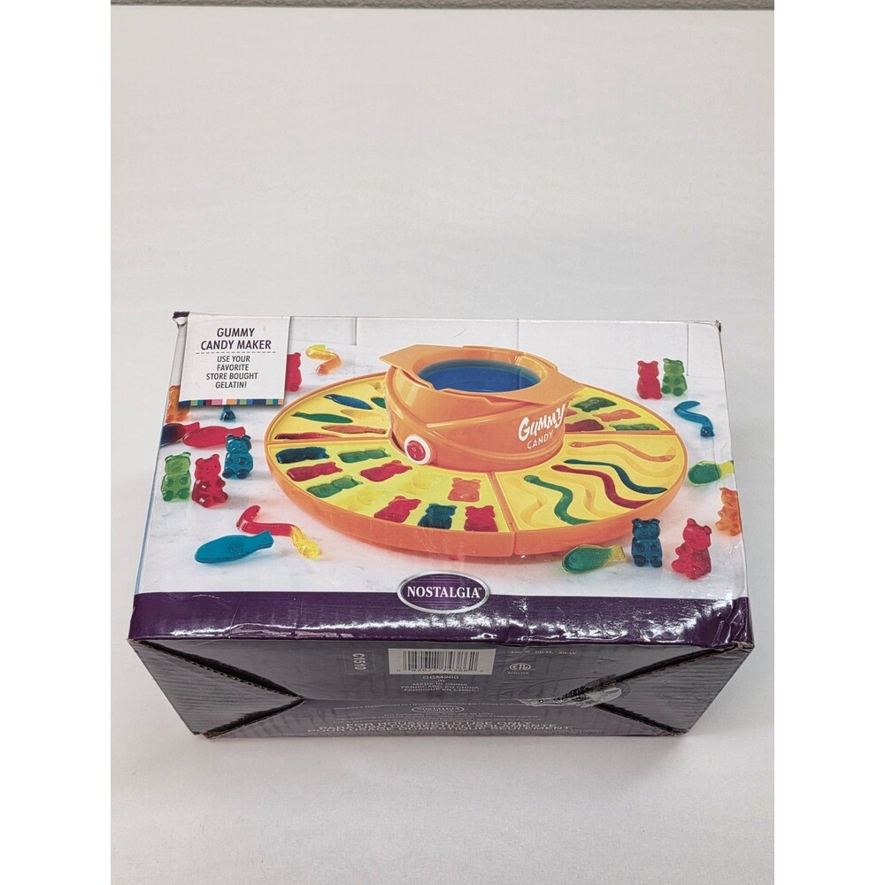 Nostalgia GCM600 Electric Giant Gummy Candy Maker Kit Molds & Melting Pots